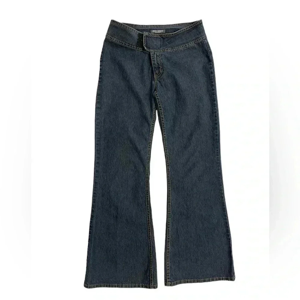 Bisou Bisou Michele Bohbot Bootcut Bell Bottom Jeans  Size 8